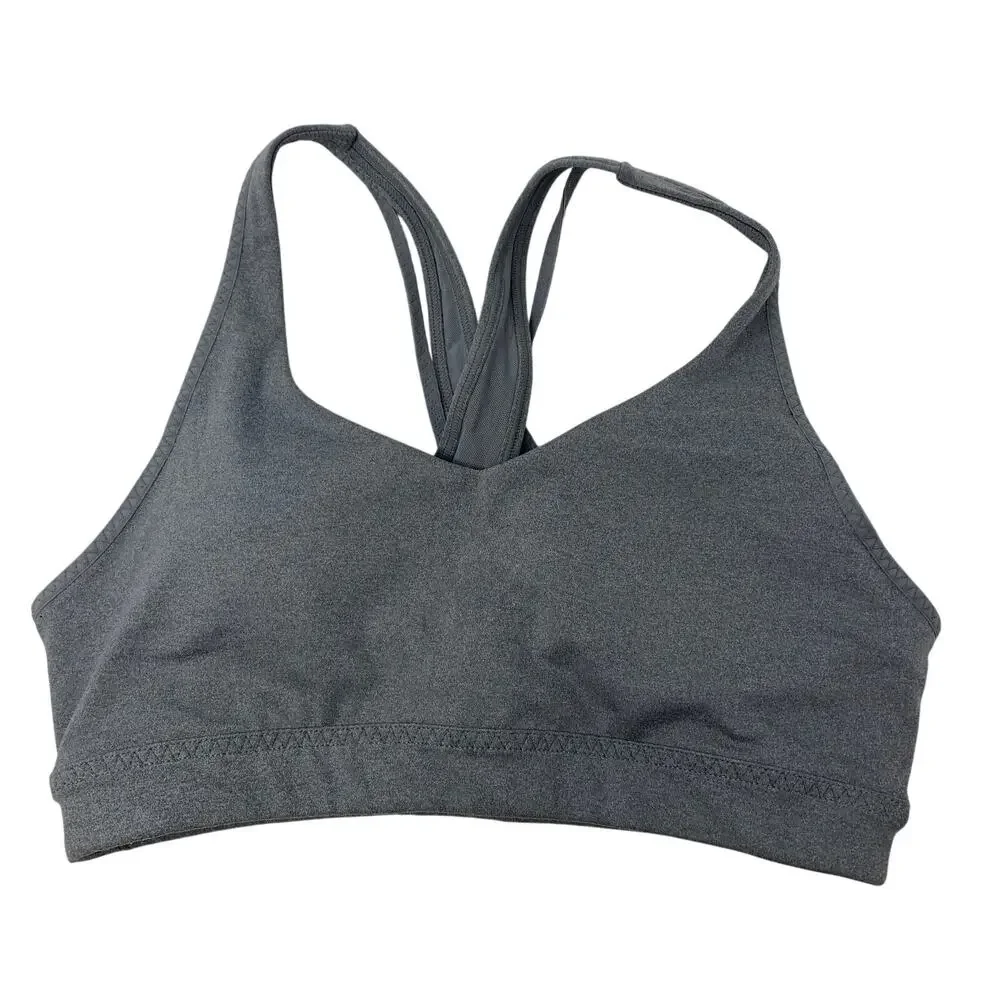Athleta Transcendence Sports Bra Womens Size XS Gray Heather